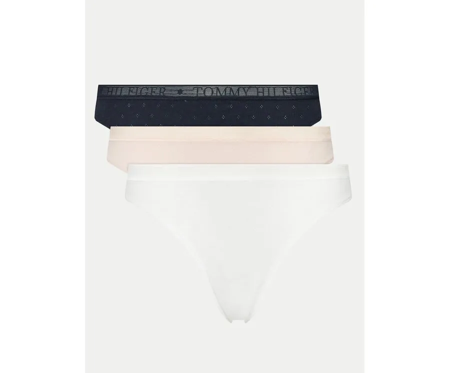 obrazek 1 Tommy Hilfiger Komplet 3 par fig klasycznych UW0UW05284 Kolorowy
