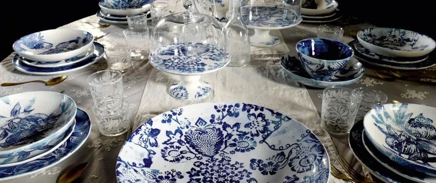 obrazek 4 Cudny ceramiczny talerz w stylu klasycznym - Virginia Casa