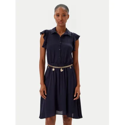 Zdjęcie Fracomina Sukienka codzienna FR25SD1011W77401 Granatowy Regular Fit