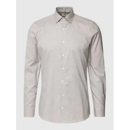 Zdjęcie Koszula biznesowa o kroju slim fit z jednolitą fakturą