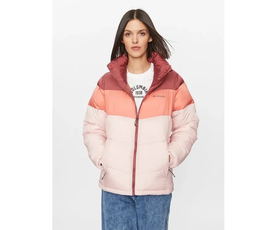 obrazek 1 Columbia Kurtka zimowa Puffect™ Color Blocked Jacket Czerwony Regular Fit