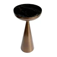 Picture Luxurious table with black malabar marble counter