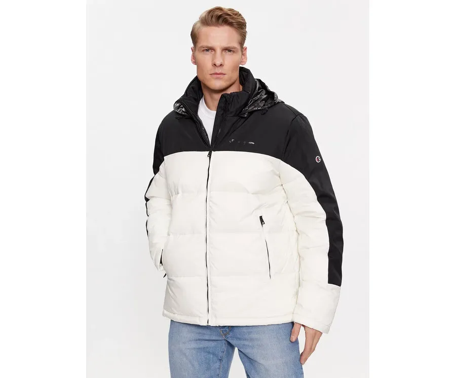 obrazek 1 Champion Kurtka przejściowa Jacket 219191 Écru Regular Fit
