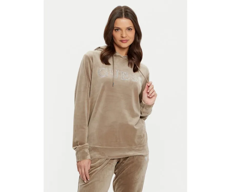 obrazek 1 Guess Bluza V4RQ25 KBXI2 Brązowy Regular Fit