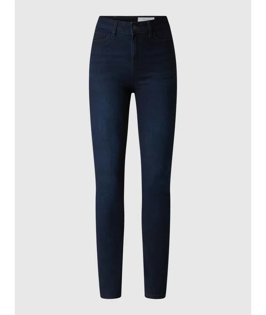 obrazek 1 Jeansy z wysokim stanem o kroju skinny fit z dodatkiem streczu model ‘Callie’