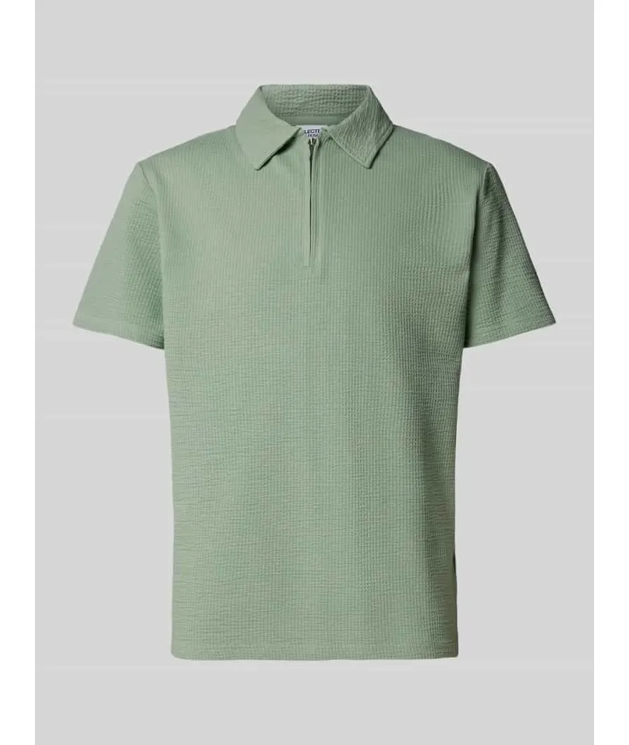 obrazek 1 Koszulka polo z krótkim zamkiem błyskawicznym model ‘SANDER’
