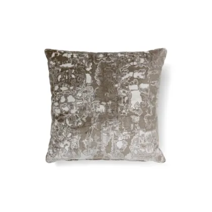 Zdjęcie Brązowa poduszka o oryginalnym wzorze