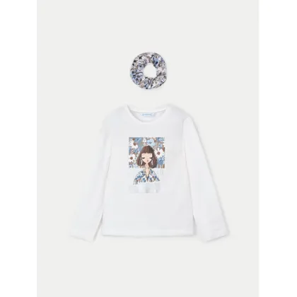 Zdjęcie Mayoral Bluzka 4069 Écru Regular Fit