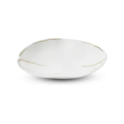 Zdjęcie Wyjątkowy talerz deserowy z porcelany z kolekcji Flora decor – Leander