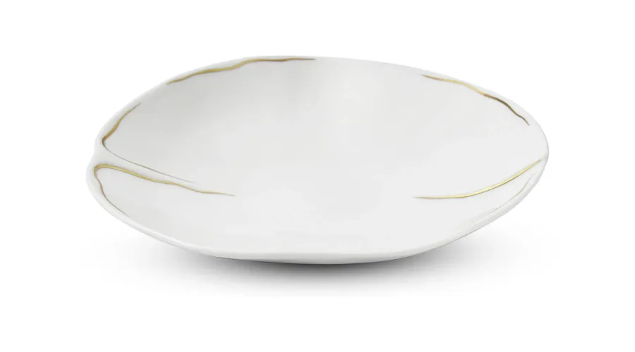 obrazek 1 Wyjątkowy talerz deserowy z porcelany z kolekcji Flora decor – Leander