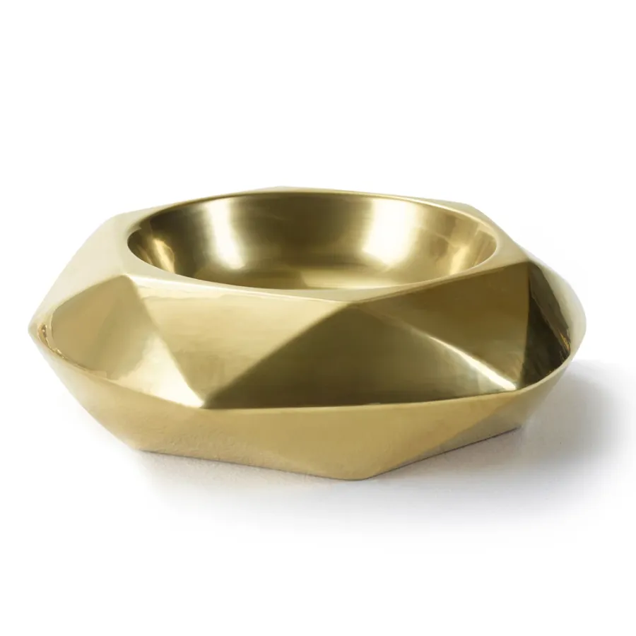 obrazek 1 Ceramiczny element centralny o geometrycznym kształcie H.10xL.34xD.Int.21 cm