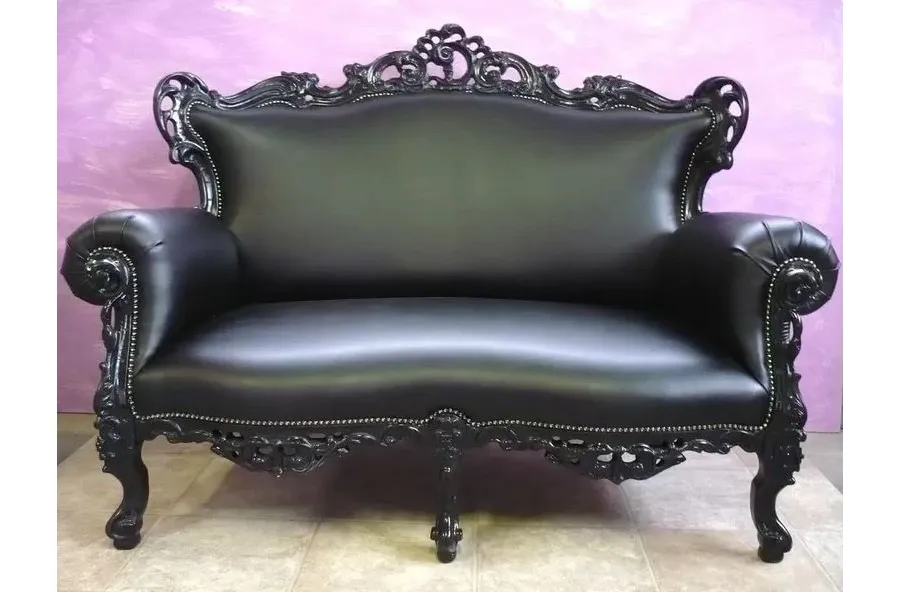 obrazek 1 Luksusowa sofa 2-osobowa Regency lakierowana