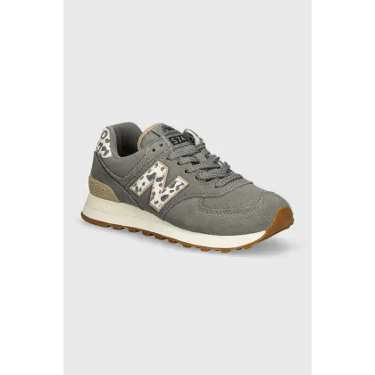 Zdjęcie New Balance sneakersy zamszowe 574 kolor szary WL574IJ2