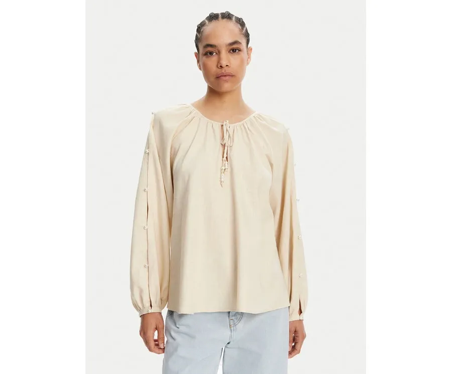 obrazek 1 TWINSET Bluzka 251LM2QFF Beżowy Regular Fit