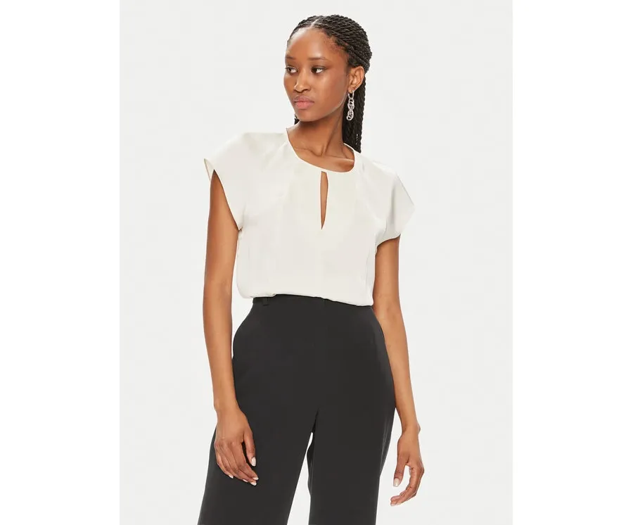 obrazek 1 Calvin Klein Bluzka K20K207161 Écru Regular Fit