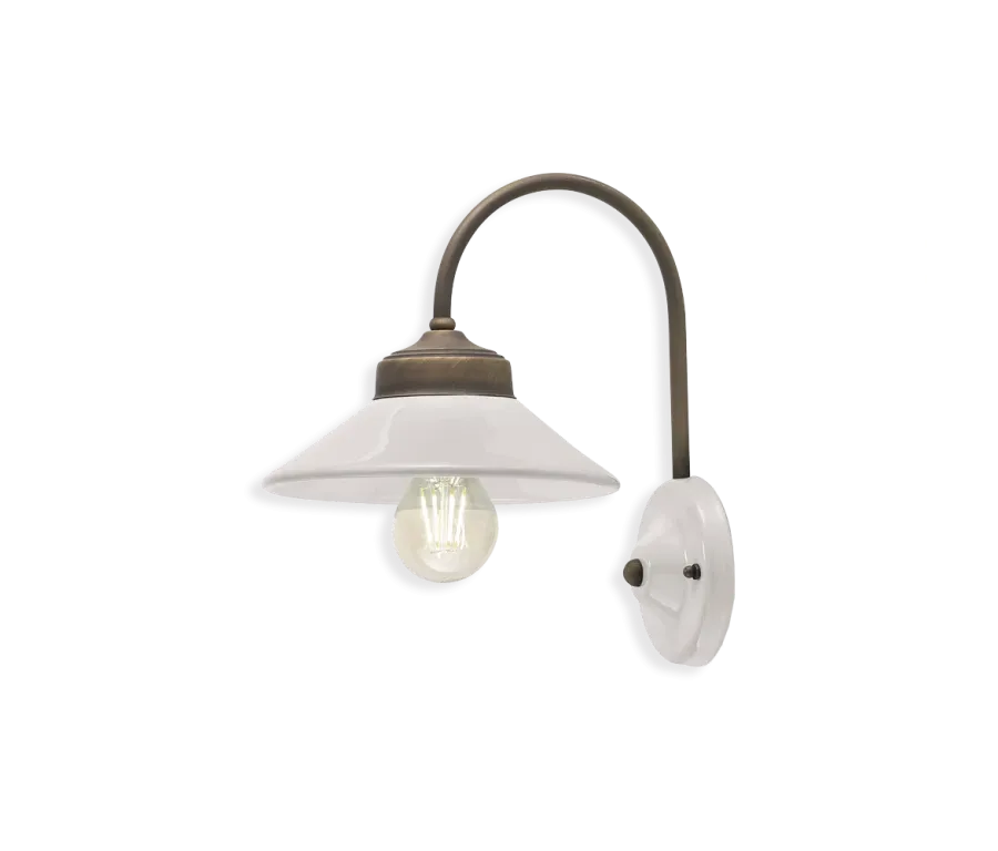 obrazek 2 Włoska lampa ścienna-kinkiet w stylu retro