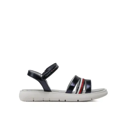 Zdjęcie Tommy Hilfiger Sandały Stripes Velcro T4A2-32771-1372 S Granatowy