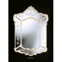 Picture Brilliant glass wall mirror from Italy