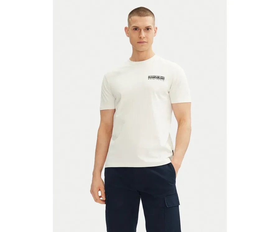 obrazek 1 Napapijri T-Shirt S-Vignoni Back SS NP0A4ILXN1A1 Biały Regular Fit