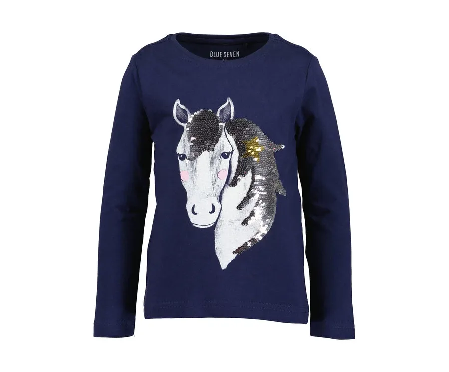 obrazek 1 Blue Seven Bluzka 750738 X Granatowy Regular Fit