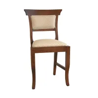 Picture Italian Canonica chair in 18th century style with a padded seat