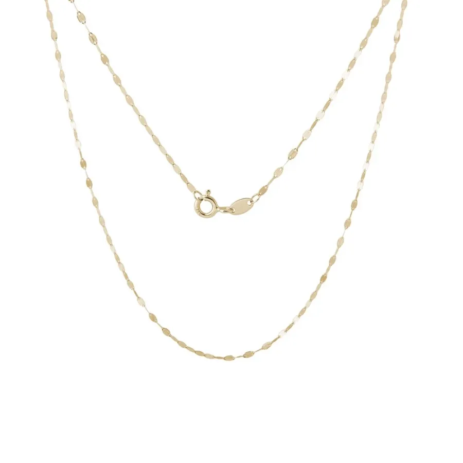 obrazek 1 Złoty łańcuszek typu Lip Chain o długości 50 cm KLENOTA