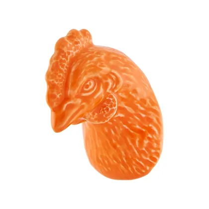 Zdjęcie Ładna magnetyczna figura głowy kurczaka w stylu wiejskim - Bordallo Pinheiro