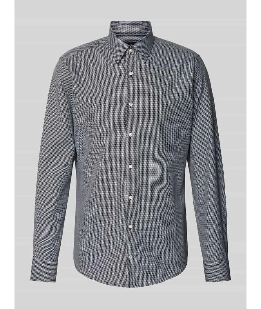 obrazek 1 Koszula biznesowa o kroju slim fit z kołnierzykiem typu kent model ‘Pierce’