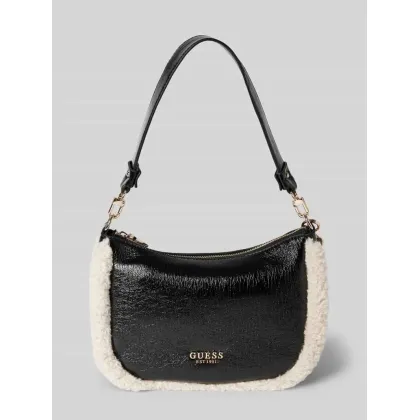 Zdjęcie Torba hobo z obszyciem ze sztucznego futra model ‘DAVIKA’