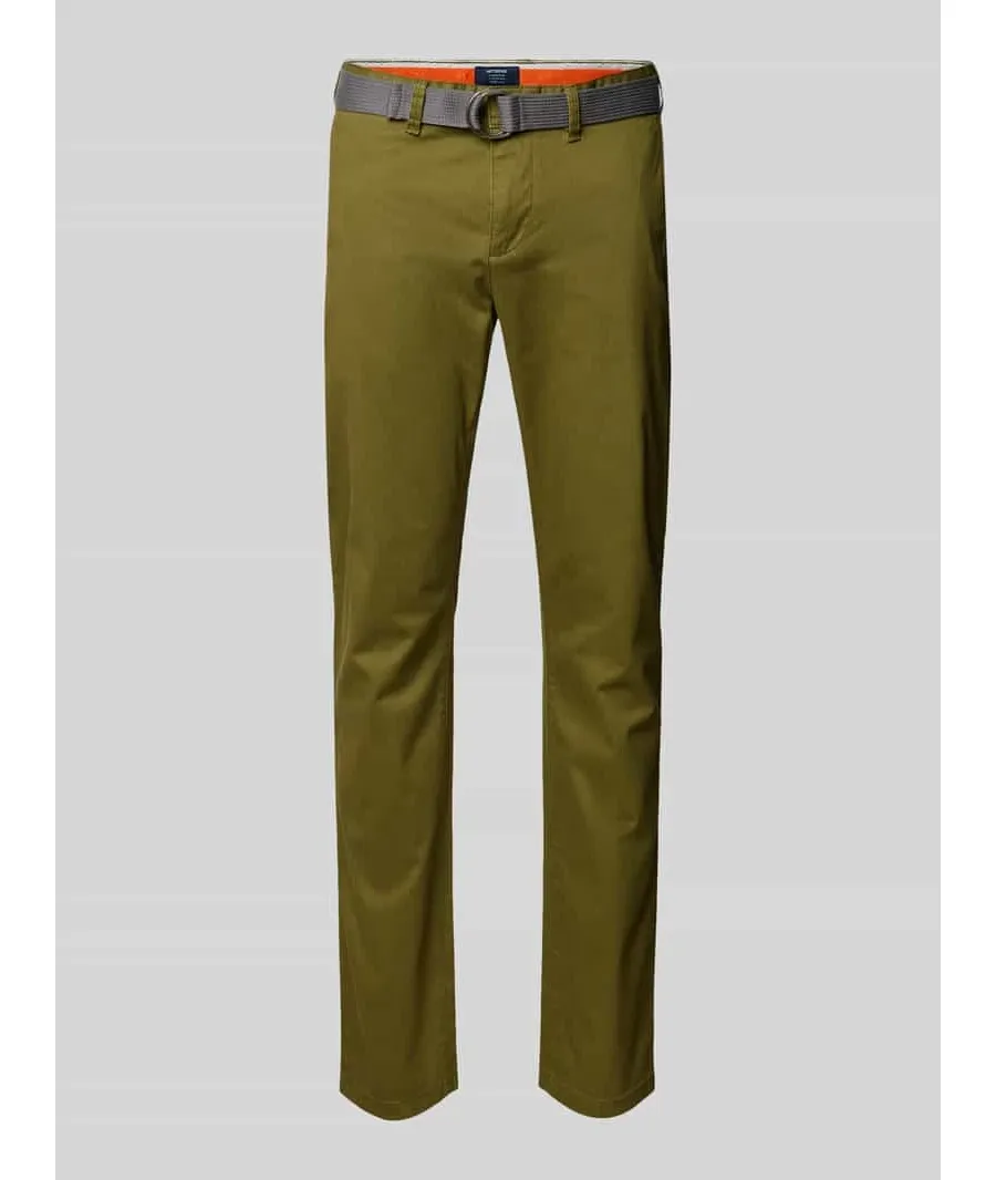obrazek 1 Chinosy o kroju slim fit z paskiem
