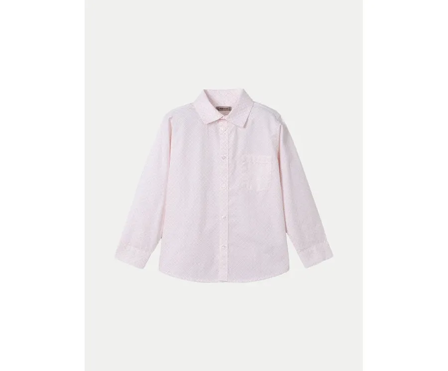 obrazek 1 Mayoral Koszula 3117 Różowy Regular Fit