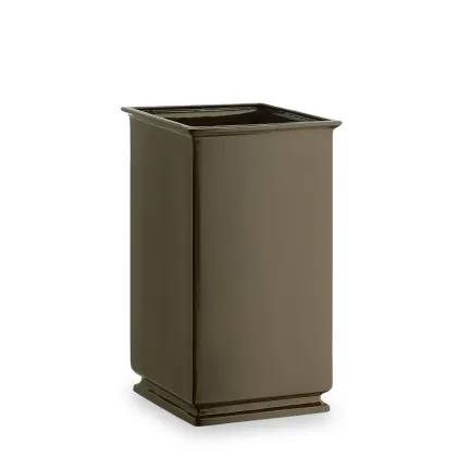 Picture Glazed ceramic vase H.38xL.20xD.Int.16 cm