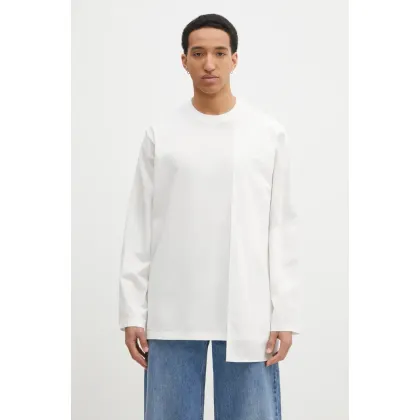 Zdjęcie Y-3 longsleeve Premium Longsleeve Tee kolor biały gładki JM7811