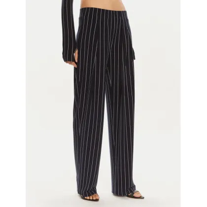 Zdjęcie NORMA KAMALI Spodnie materiałowe KK1247PLC32642 Granatowy Relaxed Fit
