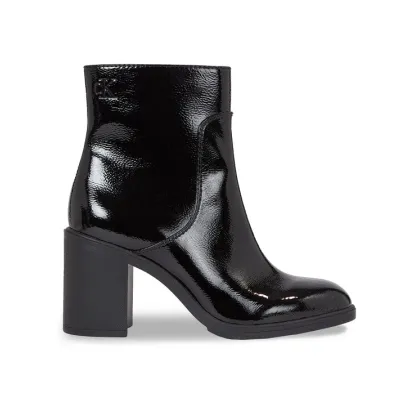 Zdjęcie Calvin Klein Jeans Botki Mid Block Heel Boot Naplak Wn YW0YW01258 Czarny