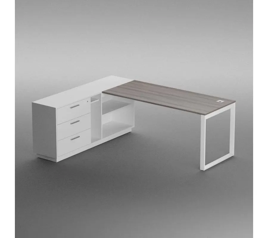 obrazek 1 Stylowe, Eleganckie Biurko z Szafką Pomocniczą - Biuro Serwis