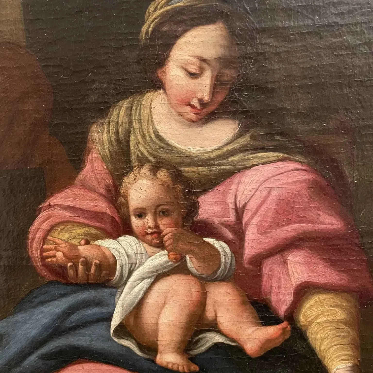 Obraz - Madonna z Dzieciątkiem i św. Józefem