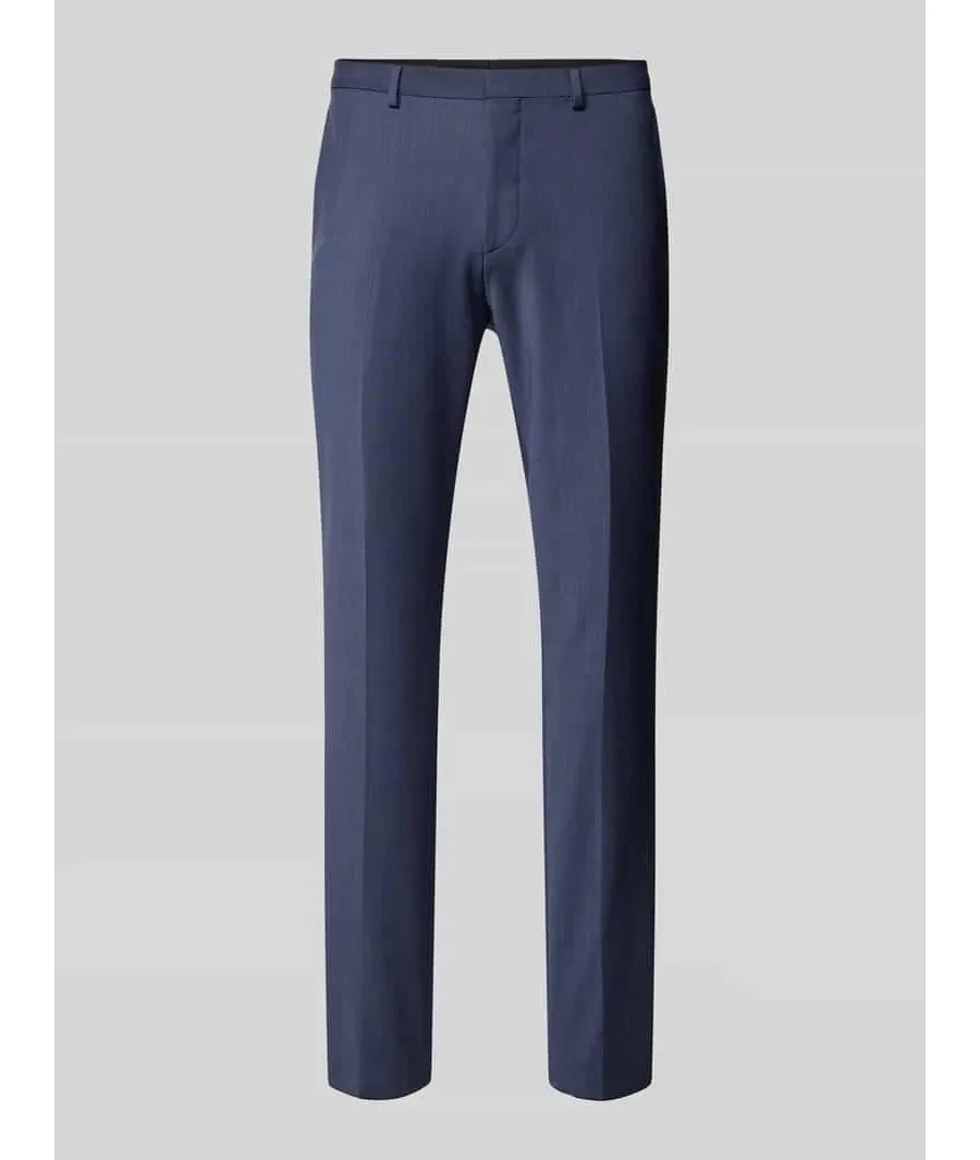 obrazek 1 Spodnie o kroju regular fit z zakładkami w pasie model ‘Hesten’