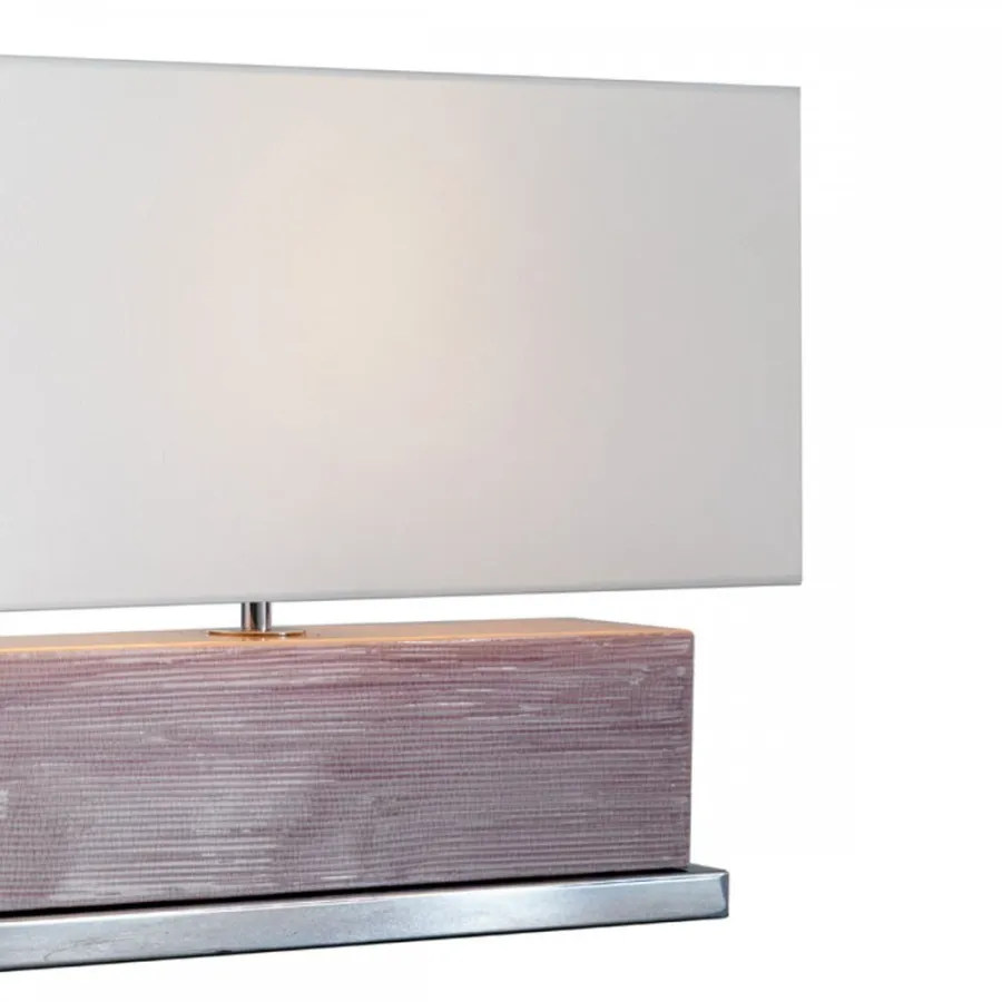 obrazek 2 Lampa stołowa o żebrowanym kształcie H.34xL.42xP.16 cm