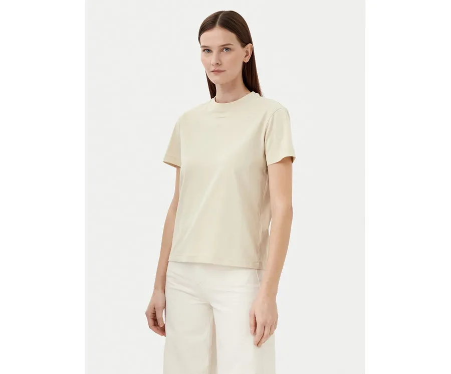 obrazek 1 Calvin Klein T-Shirt Nano Logo K20K207519 Beżowy Regular Fit