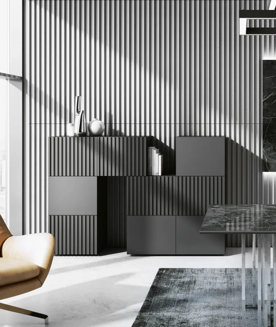 obrazek 1 135x38 cm VT - PB41 (S50 jasno szary - mysi) LAMEL - Panel dekor 3D beton architektoniczny