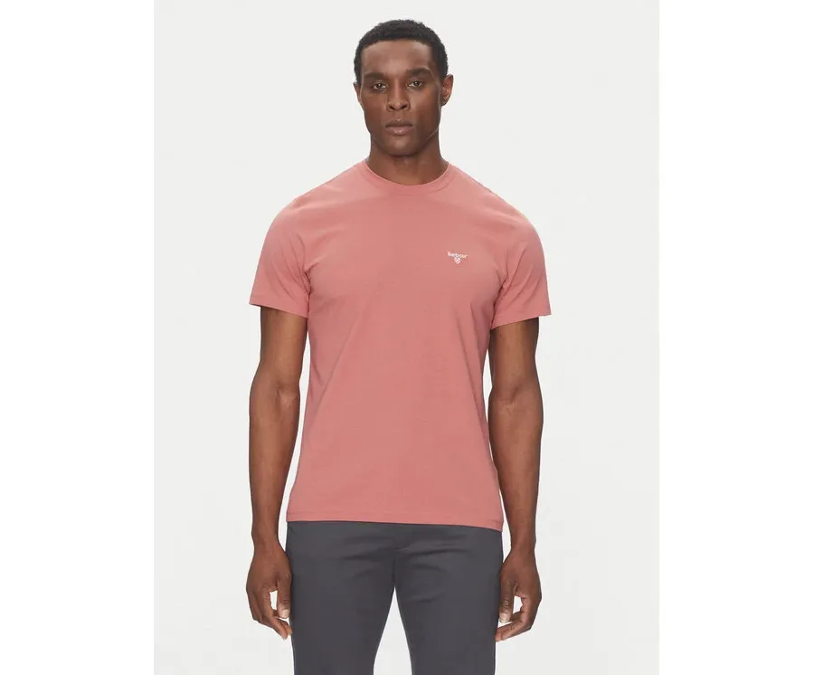 obrazek 1 Barbour T-Shirt Essential Sports MTS0331PI55 Różowy Tailored Fit