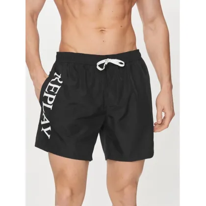 Zdjęcie Replay Szorty kąpielowe LM1119.000.82972 Czarny Regular Fit REPLAY