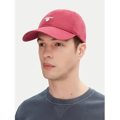 Zdjęcie Barbour Czapka z daszkiem Cascade MHA0274PI75 Bordowy