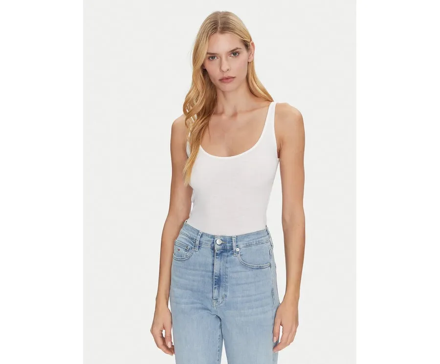 obrazek 1 Mustang Top Lynn 1013930 Biały Slim Fit