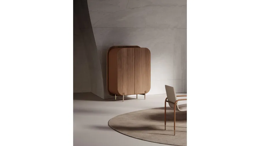 obrazek 3 Minimalistyczna włoska gablota do salonu