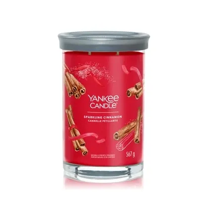 Zdjęcie Yankee Candle Sparkling Cinnamon Signature Large Tumbler Świeca zapachowa 567 g
