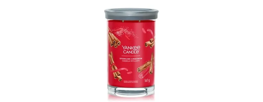 obrazek 1 Yankee Candle Sparkling Cinnamon Signature Large Tumbler Świeca zapachowa 567 g