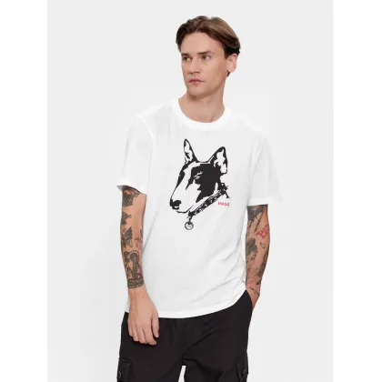 Zdjęcie Hugo T-Shirt Dammock 50504916 Biały Regular Fit HUGO