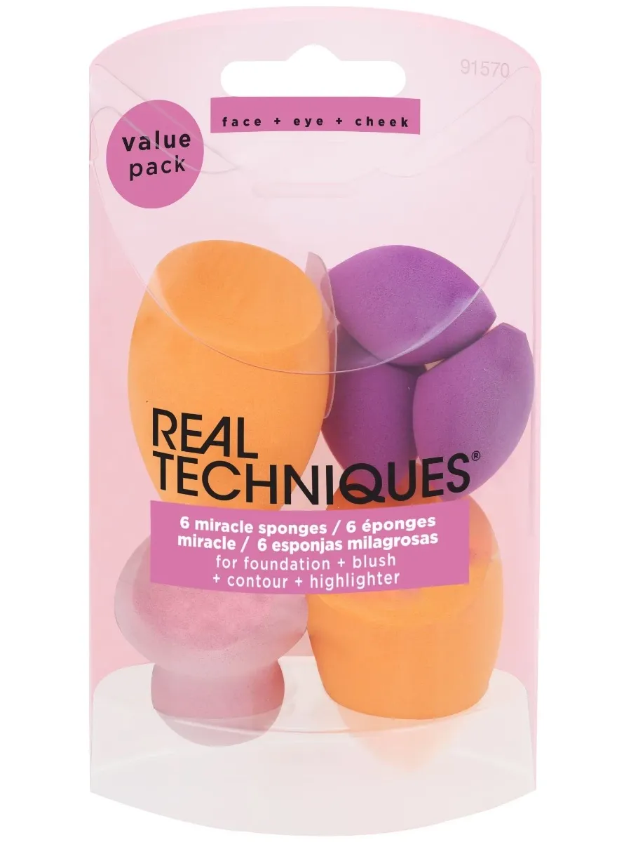 obrazek 1 Real Techniques Gąbeczka Miracle Complexion Sponge 6szt